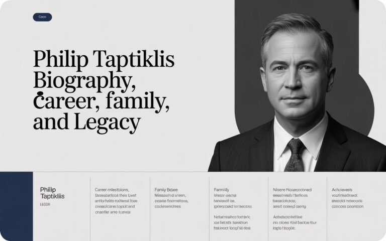 Philip Taptiklis: Biography Career Family and Legacy