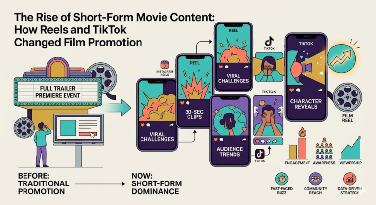 The Rise of Short-Form Movie Content: How Reels and TikTok Changed Film Promotion
